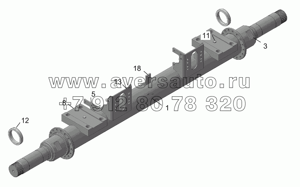 96931-2410010 Ось